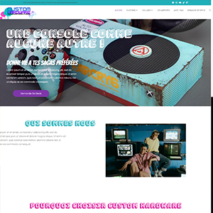 CUSTOM HARDWARE Accueil Desktop WordPress