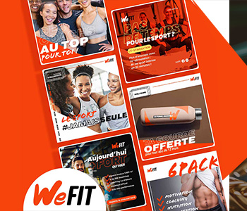 Post Réseaux sociaux WeFIT